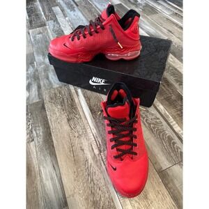 Nike Lebron XIX Low Lt Crimson White Black Mens Basketball Shoes 10.5 DO9829 600